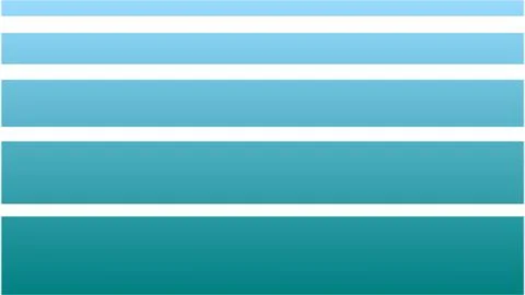 Horizontal stripes with blue gradient colors Stock Illustration