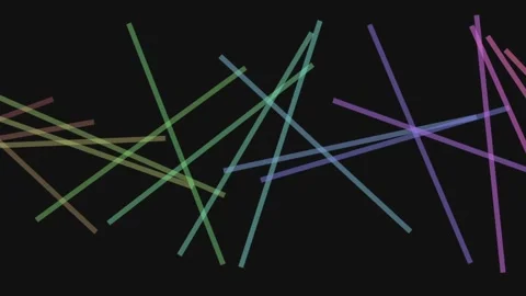 Horizontal Stripes Line Pattern Rectangle Shapes Upward Movement Stock Footage 308831370