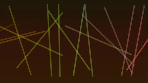 Horizontal Stripes Line Pattern Rectangle Shapes Upward Movement Stock Footage 308831411