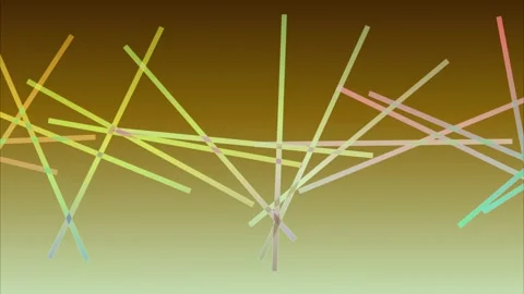 Horizontal Stripes Line Pattern Rectangle Shapes Upward Movement Stock Footage 308831498