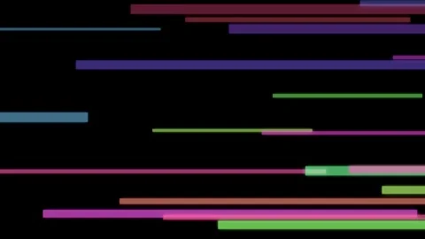 Horizontal Stripes Line Pattern Rectangle Shapes Upward Movement Stock Footage 308888375