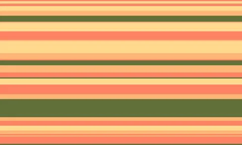 Horizontal stripes in muted peach, pale yellow, and olive green create a calm Stock Illustration