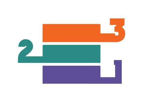 Horizontal strips Stock Illustration