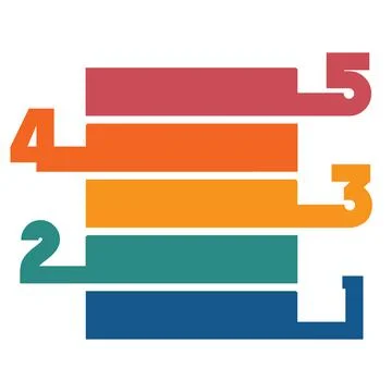 Horizontal strips Stock Illustration