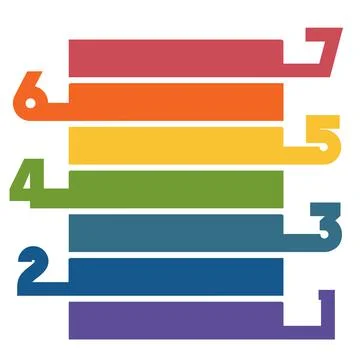 Horizontal strips 스톡 일러스트