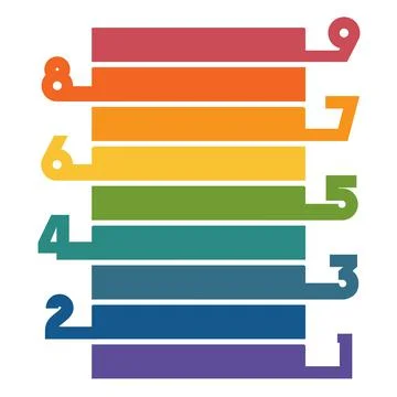 Horizontal strips Stock Illustration