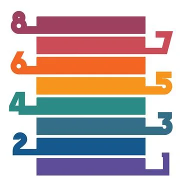 Horizontal strips Stock Illustration