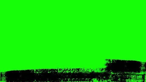 Horizontal strokes of paint brush Stock Footage 112006910