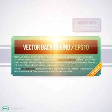 Horizontal text banner/background. EPS10 Stock Illustration