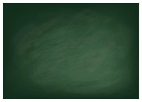 Horizontal Texture of The Green Chalkboard Background Stock Illustration