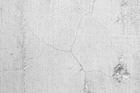 Horizontal texture of old crumbling foam concrete Stock Photos