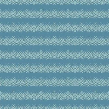 Horizontal textured stripes seamless vector pattern Illustrazione stock