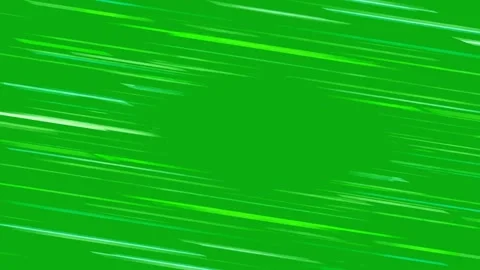 Horizontal thin white kinetic energy animated on green screen speed motion Stock Footage 335218162