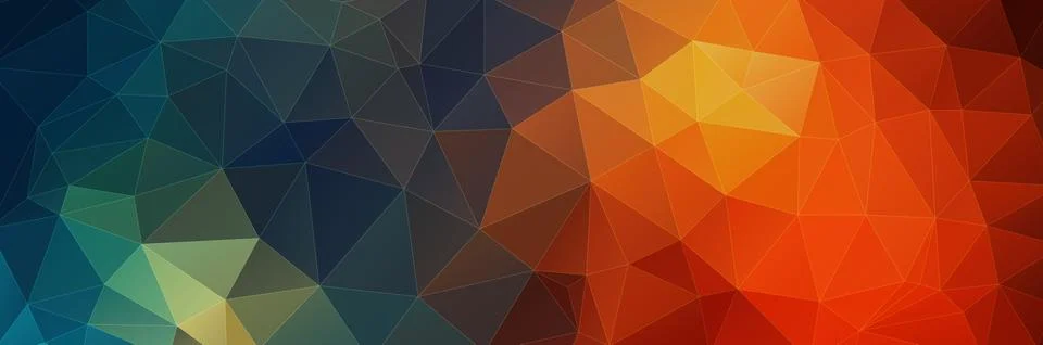 Horizontal triangle banner. Vector Background Illustrazione stock