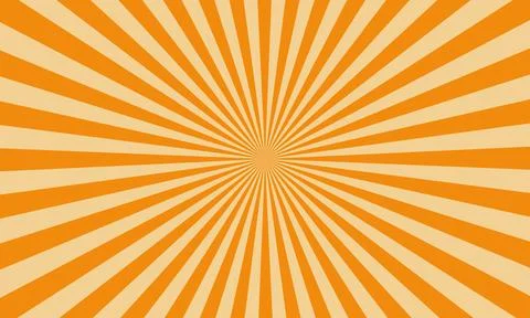 A horizontal vector background of color rays in a circle Stock Illustration
