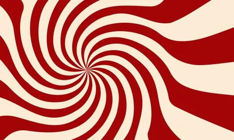 Horizontal vector background of colorful red and white rays Stock Illustration