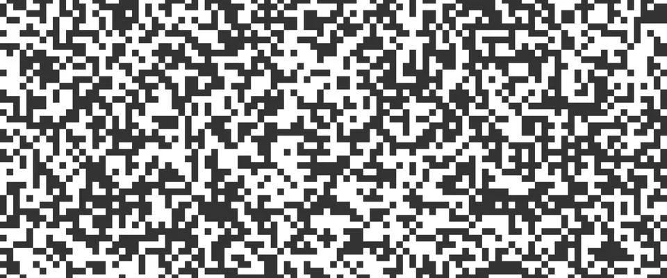 Horizontal vector background in the style of a QR code Illustrazione stock