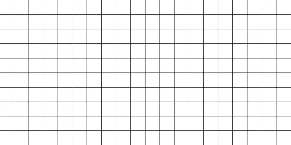 Horizontal vector editable mockup . Grid paper used for notes or decoration. Illustrazione stock