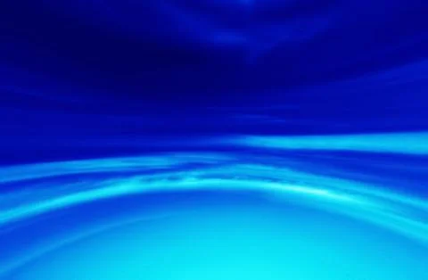 Horizontal vibrant blue virtual cloudscape background Stockillustratie