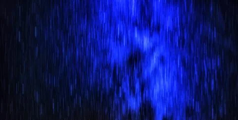 Horizontal vibrant starfall rain digital background abstraction イラスト素材