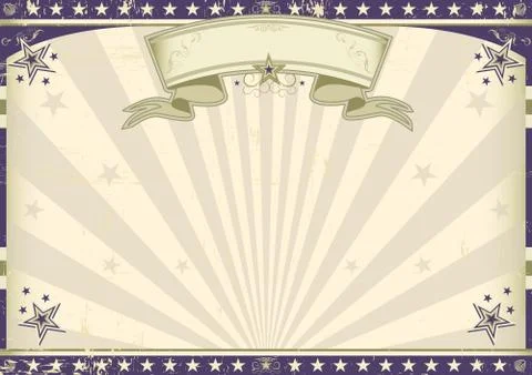 Horizontal vintage banner Stock Illustration