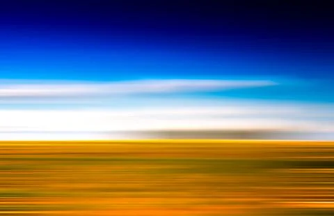 Horizontal vivid abstract motion blur landscape backdrop イラスト素材