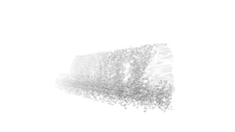 HORIZONTAL WATERFALL SIDE VIEW D Video stock 99158161