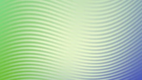Horizontal wavy lines pattern on a green to blue gradient background Stock Footage 294662340