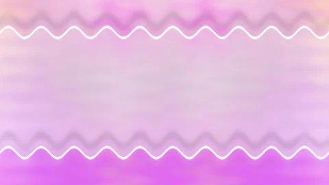 Horizontal wavy rectangular white frame with long lines, pink blurred light.. Stock Footage 270314872