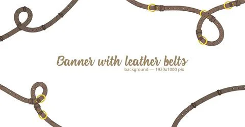 Horizontal web banner with abstract pattern of hand-drawn Stock Illustration