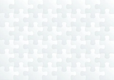 Horizontal white empty puzzle game background 스톡 일러스트