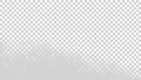 Horizontal white mist spread on transparent background for natural weather .. 스톡 일러스트