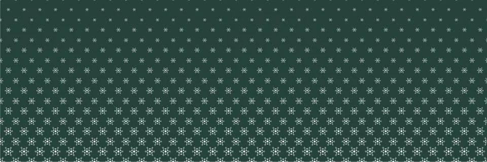 Horizontal white snow shape design on green for pattern and background,Christ Stock Illustration