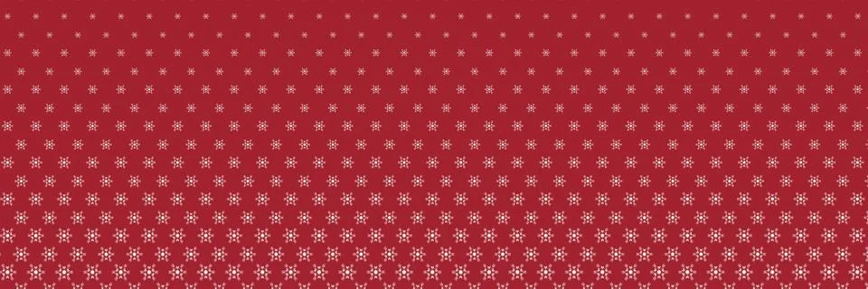 Horizontal white snow shape design on red for pattern and background,Christma Illustrazione stock