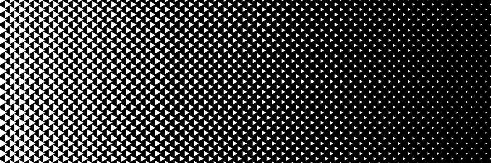 Horizontal white triangle design for pattern and background Stock Illustration