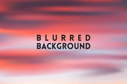 Horizontal wide multicolored blurred background Stock Illustration