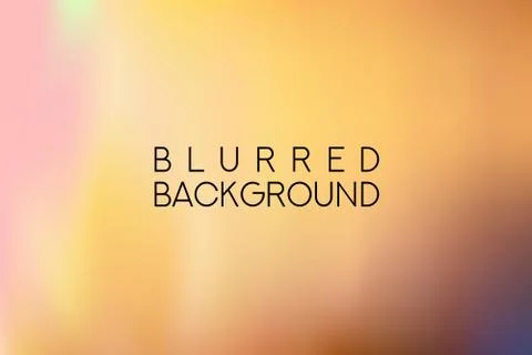 Horizontal wide multicolored blurred background Stock Illustration