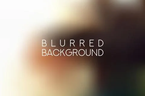 Horizontal wide multicolored blurred background Stock Illustration