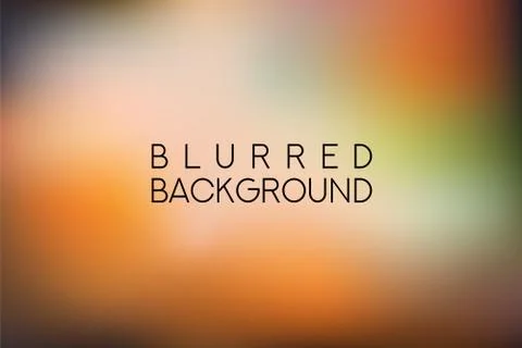 Horizontal wide multicolored blurred background Illustrazione stock
