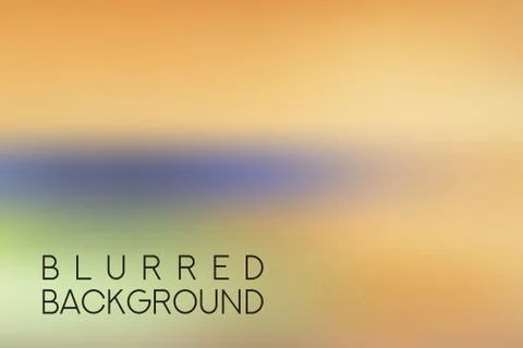 Horizontal wide multicolored blurred background Stock Illustration