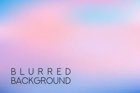 Horizontal wide multicolored blurred background Stock Illustration