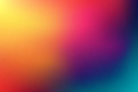 Horizontal wide multicolored blurred background. Sunset and sunrise sea blurred Illustrazione stock