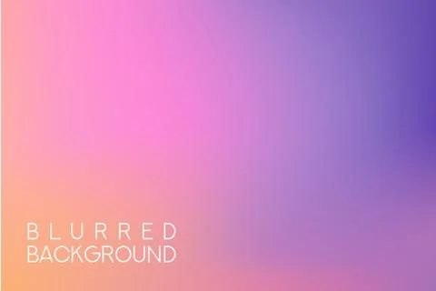 Horizontal wide multicolored blurred background. Sunset and sunrise sea blurred Stock Illustration