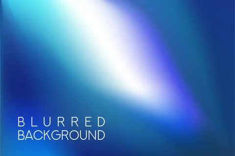 Horizontal wide multicolored blurred background. Blue sea neon colors blurred Stock Illustration