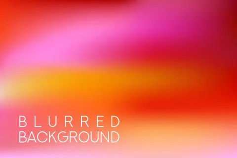 Horizontal wide red blurred background Stock Illustration