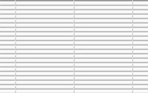 Horizontal window blind. White office interior blackout shade. Interior design Stock Illustration
