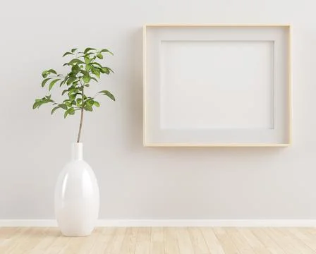 Horizontal wooden frame Stock Illustration