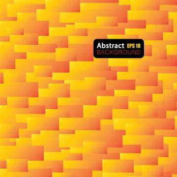 Horizontal yellow orange rectangles with space style Stock Illustration