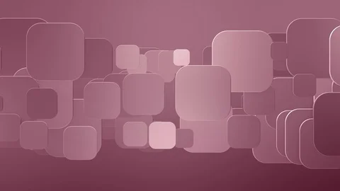 Horizontally moving rounded squares red background Stock Footage 102678791