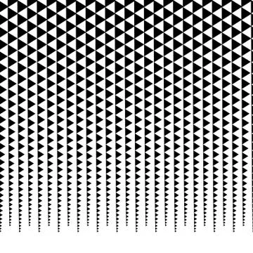 Horizontally repeatable halftone background / pattern fading from top. Stock Illustration